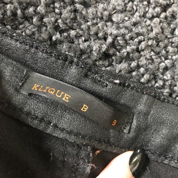 Faux Leather Skinny Jeans - Picture 2 of 3